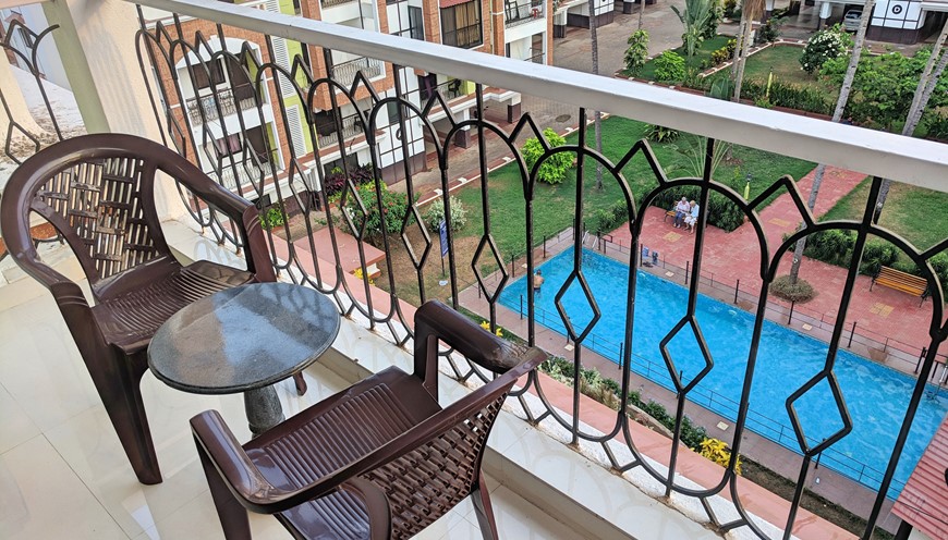 Balcony - Pool View