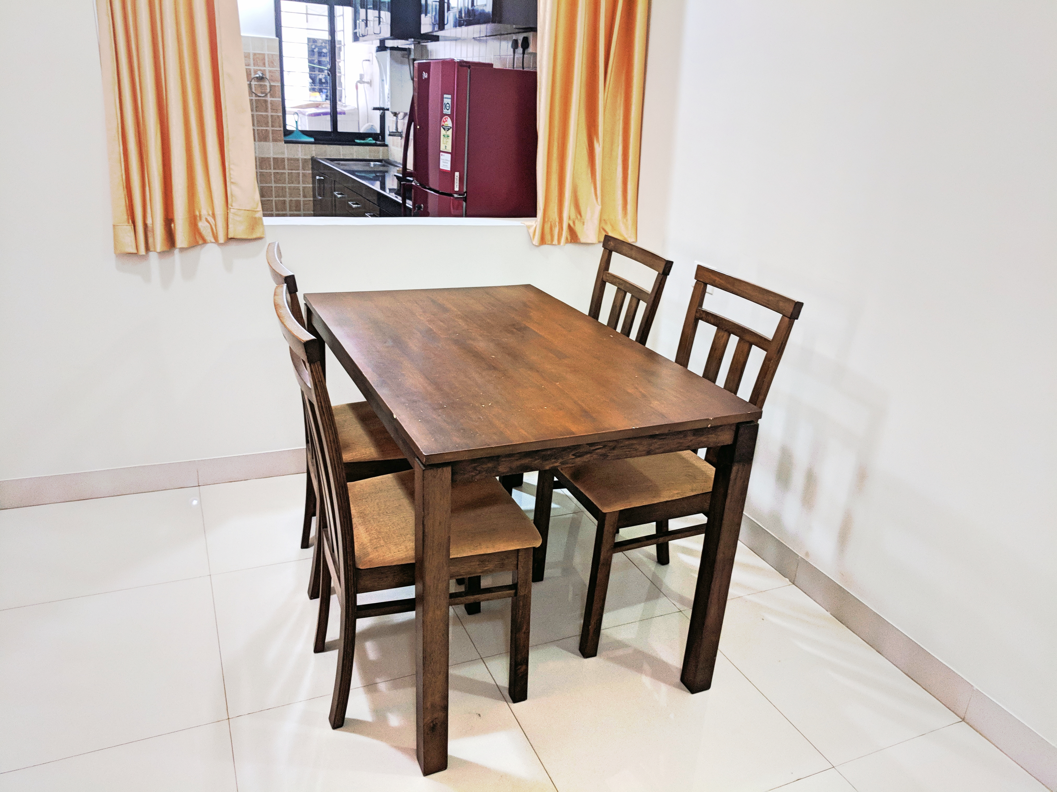 Dining Table with Kitchen