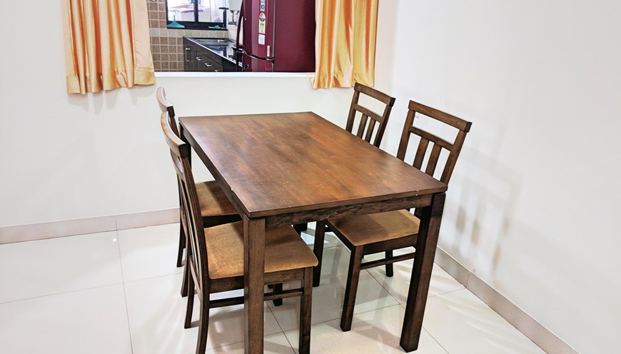 Dining Table with Kitchen