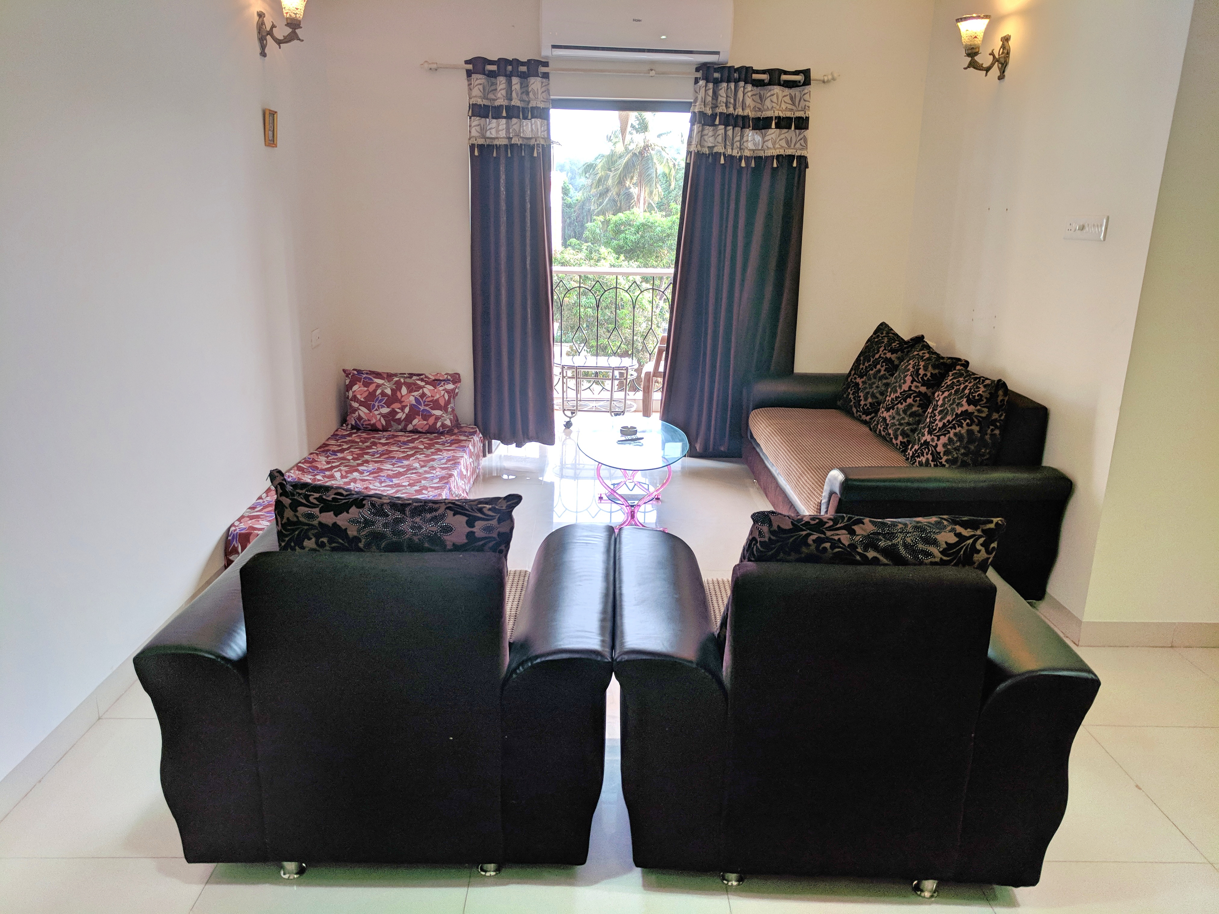Living Room with Balcony