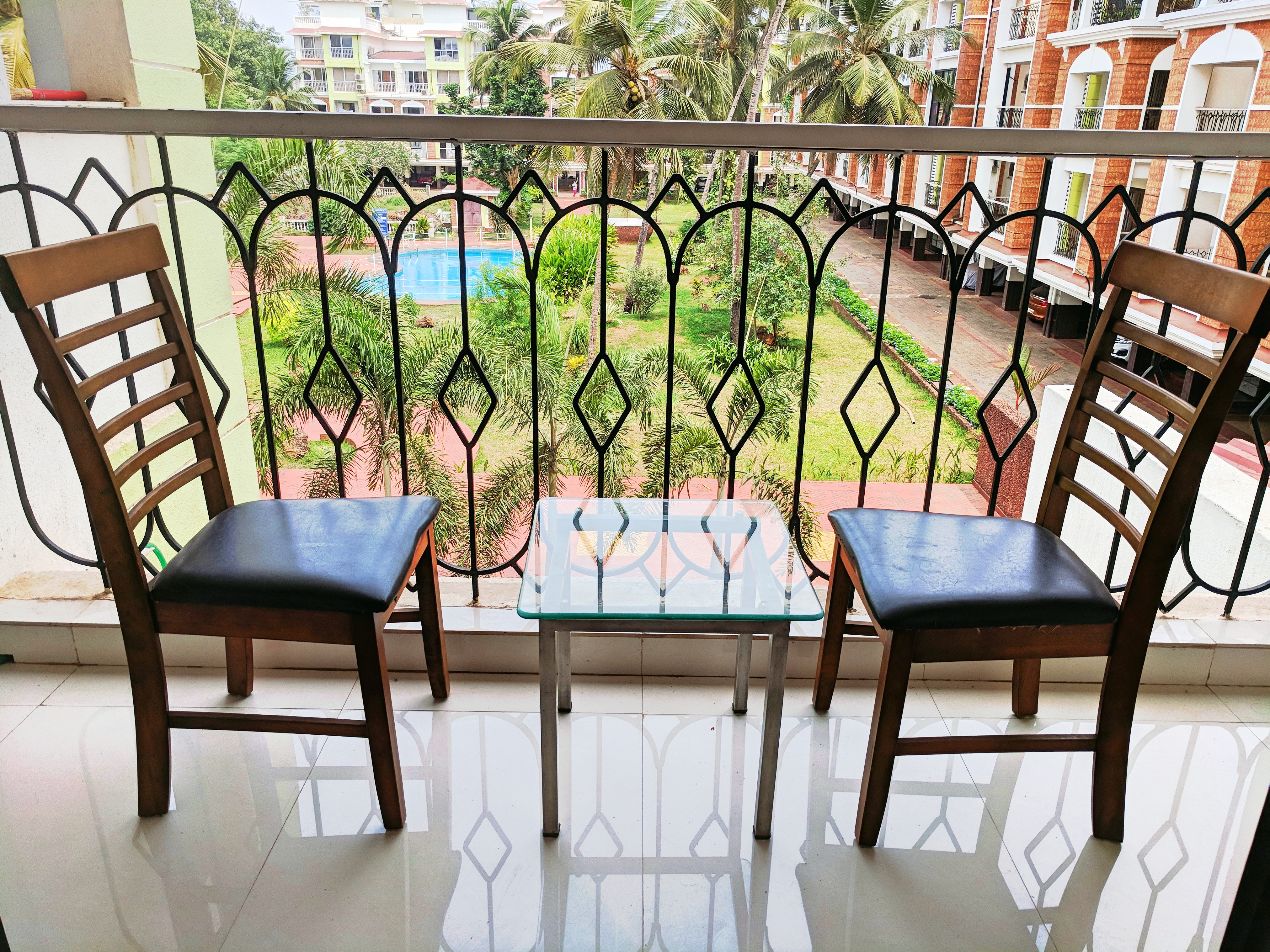 Balcony - Pool View